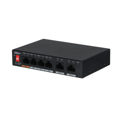 DH-PFS3006-4ET-60 -Switch 6-Port 10/100Mbps