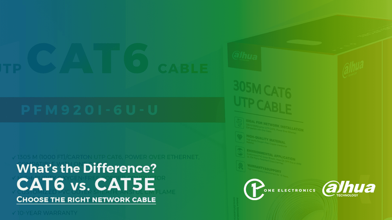 Understanding CAT6 vs. CAT5E Cables - article from One Electronics company in Egypt
